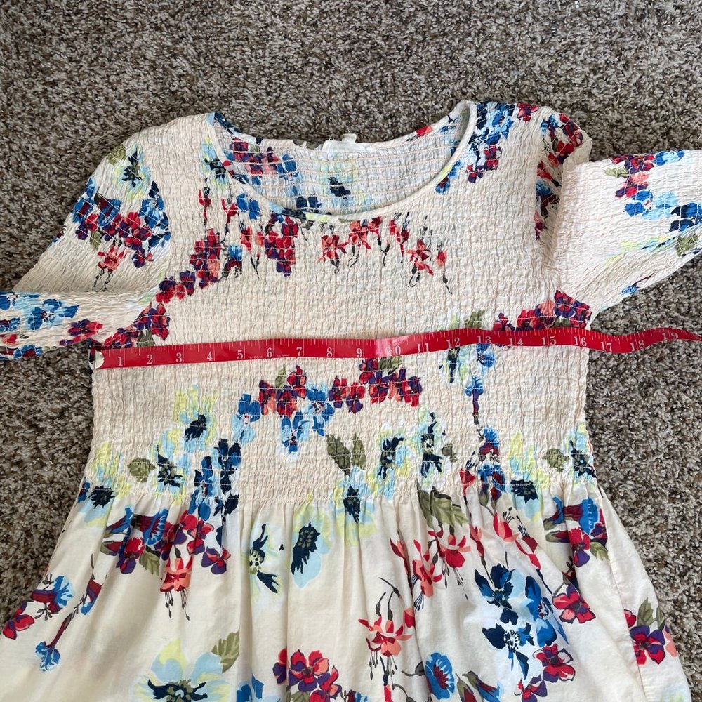 Jane & Delancey Smocked Floral Boho Baby Doll Top - Picture 8 of 10